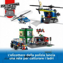 Lego City 60317 - Inseguimento della Polizia alla Banca