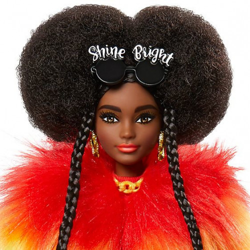 Barbie Extra Doll 1 in Rainbow Coat with Pet...