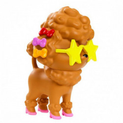 Barbie Extra Doll 1 in Rainbow Coat with Pet Poodle