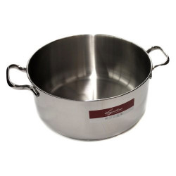 LAGOSTINA Sfiziosa - Casseruola Acciaio Inox 18/10, 22 cm *SENZA COPERCHIO*