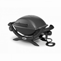 Weber Q 1400 - Barbecue Elettrico, Modello 52020053, Grigio Scuro