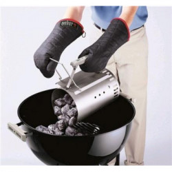 Weber 17631 - Kit Ciminiera di Accensione + 2 Kg Bricchetti di carbone + 3 Cubetti Accendifuoco