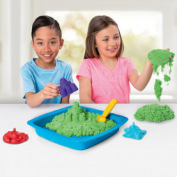 Kinetic Sand , Playset Castelli di Sabbia , 454 grammi di sabbia con vaschetta, colori a sorpresa, dai 3 anni , 6028092