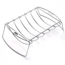 Weber 6469 - Supporto di Cottura Multifunzione per Arrosti e Cosce di Pollo, 39 x 27 x 8 cm