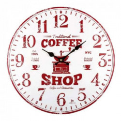 Orologio da parete Lowell 21511 Justaminute Coffee Shop
