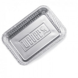 Weber 6415 - Vaschette di Raccolta in Alluminio, 3,56 x 15,24 x 21,84 cm