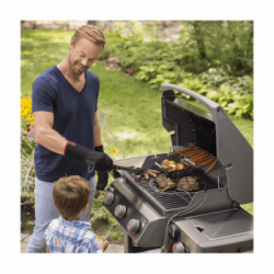 Weber Spirit II E-320 GBS - Barbecue a Gas con Carrello, 3 Bruciatori, Modello 45012129, Nero