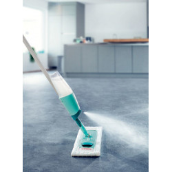 LEIFHEIT Komfort-Sprühwischer Easy Spray XL spazzolone Secco e bagnato Microfibra Blu, Verde, Grigio