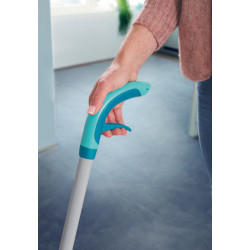 LEIFHEIT Komfort-Sprühwischer Easy Spray XL spazzolone Secco e bagnato Microfibra Blu, Verde, Grigio