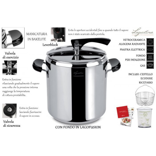 Pentola a pressione Lagostina 010001010512...