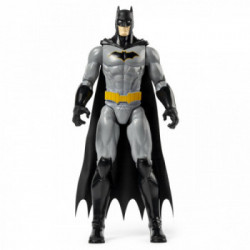 DC Comics , BATMAN Personaggio da 30 cm articolato - versione grigio/nero, dai 3 anni