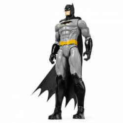 DC Comics , BATMAN Personaggio da 30 cm articolato - versione grigio/nero, dai 3 anni