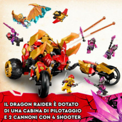 Lego Ninjago 71773 - Raider-drago d'oro di Kai