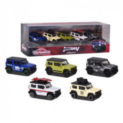 Auto modello Simba 212053177 Majorette Suzuky Jimmy 5 veicoli