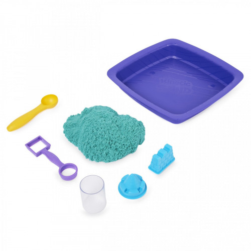 Kinetic Sand - Castello di sabbia glitterata,...