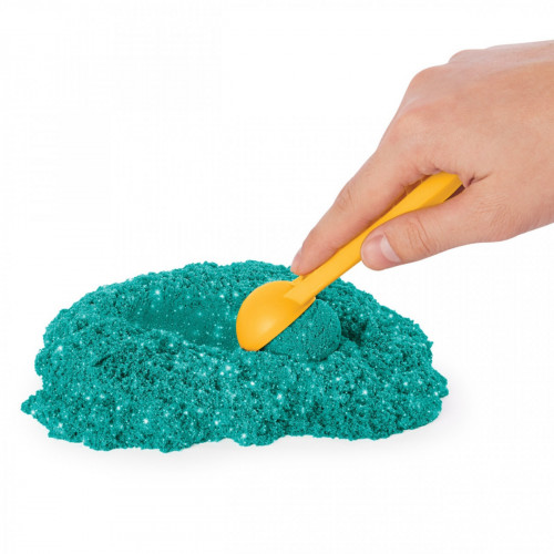 Kinetic Sand - Castello di sabbia glitterata,...