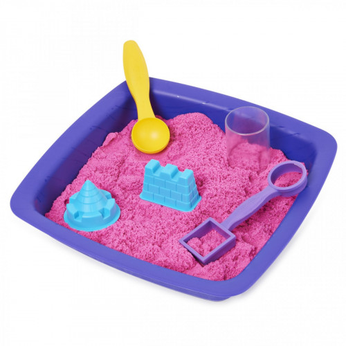 Kinetic Sand - Castello di sabbia glitterata,...