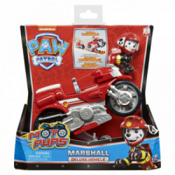PAW Patrol , motocicletta a retrocarica Deluxe di Marshall Moto Pups con funzionalità impennata e personaggio