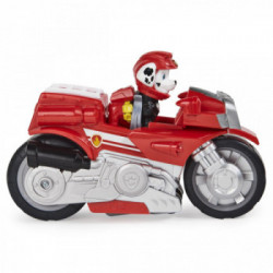 PAW Patrol , motocicletta a retrocarica Deluxe di Marshall Moto Pups con funzionalità impennata e personaggio