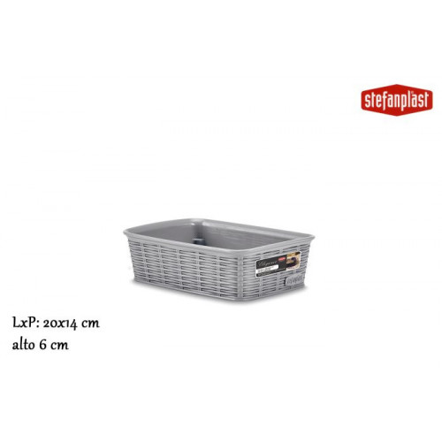 CESTINO S ELEGANCE 20X14X6 GREY