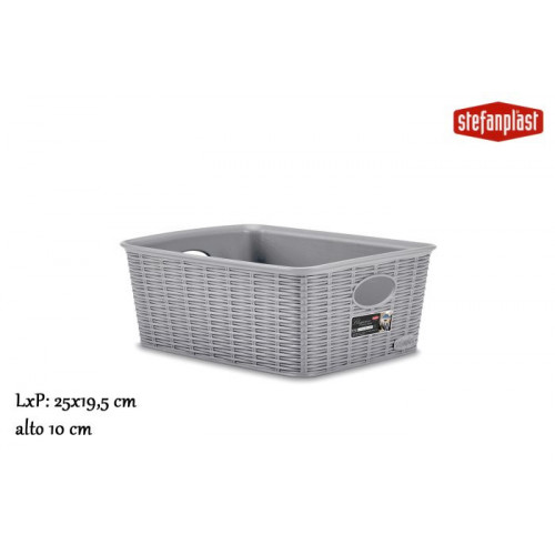 CESTINO M HIGH ELEGANCE 25X20X10 GREY