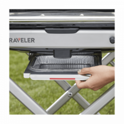 Weber Traveler - Barbecue a Gas da Viaggio, 1 Bruciatore, Modello 9010053