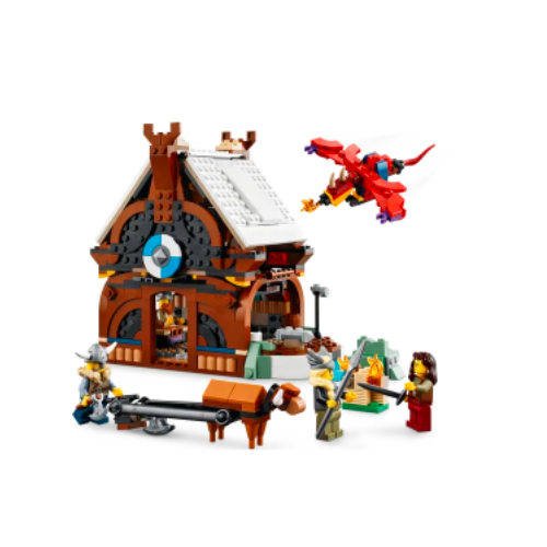 Lego Creator 3-in-1 31132 - Nave vichinga e...