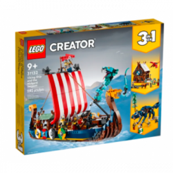 Lego Creator 3-in-1 31132 - Nave vichinga e Jörmungandr