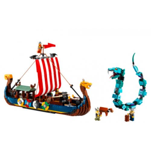 Lego Creator 3-in-1 31132 - Nave vichinga e...