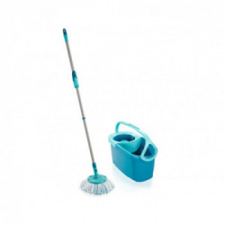 Leifheit Clean Twist Disc Mop sistema a mocio e secchio Serbatoio singolo Blu