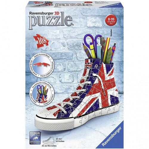 Ravensburger 11222 - Sneaker 3D, Union Jack