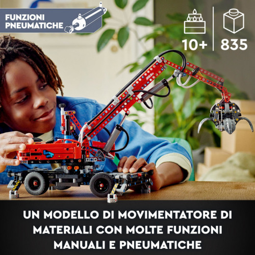 Lego Technic 42144 - Movimentatore di Materiali