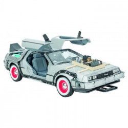 GLOBO Welly Delorean Ritorno Al Futuro 3 Scala 1:24