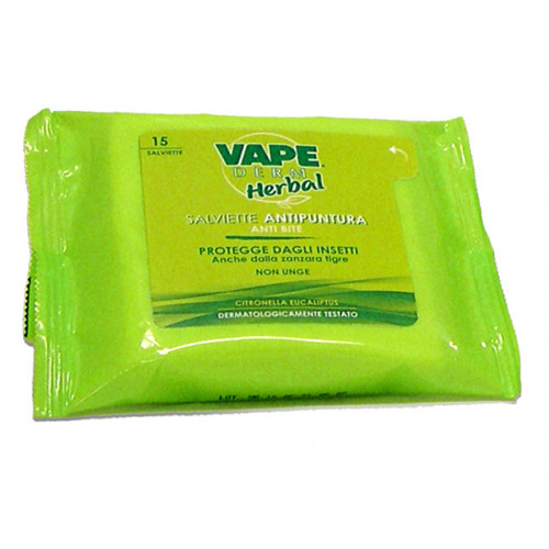 VAPE DERM SALVIETTE ADULTI 15 PEZZI
