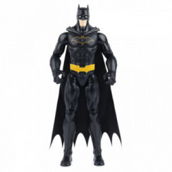 DC Comics | BATMAN | Personaggio Batman in scala 30 cm con decorazioni e armatura nera originale, mantello e 11 punti di