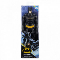 DC Comics | BATMAN | Personaggio Batman in scala 30 cm con decorazioni e armatura nera originale, mantello e 11 punti di