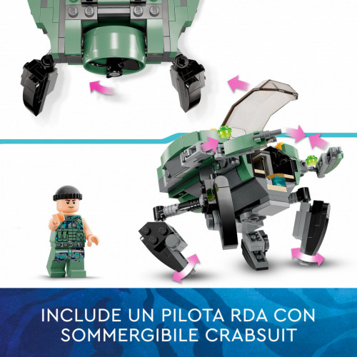 LEGO Avatar Tulkun Payakan e Crabsuit
