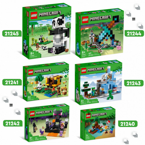 LEGO Minecraft Il rifugio del panda