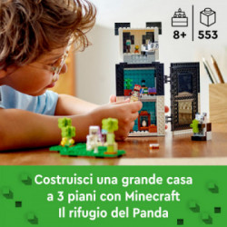 LEGO Minecraft Il rifugio del panda