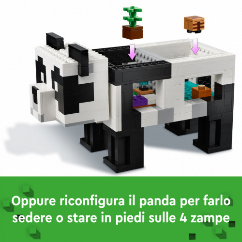LEGO Minecraft Il rifugio del panda