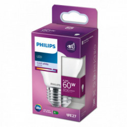 Philips Classic 76289600 - Lampadina LEDbulbs E27, 6,5-60W, 806