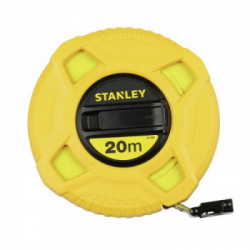 Stanley 0-34-296 rotella metrica 20 m ABS sintetico Giallo