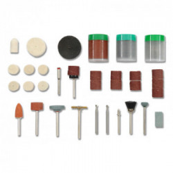 kwb 510900 fornitura per utensili rotanti per molatura/levigatura Metallo, Legno Set di accessori