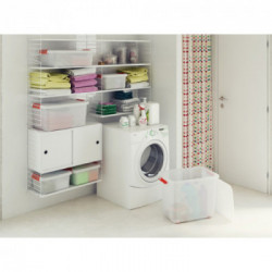 KIS K Latch Box Armadietto portaoggetti Rettangolare Arancione, Trasparente