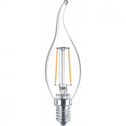 Philips LED Classic 76319000 - Lampadina Candle & Lustre 2-25W E14