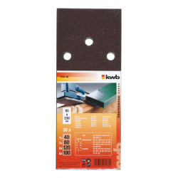 kwb 818188 accessorio per levigatrici 30 pz Carta abrasiva