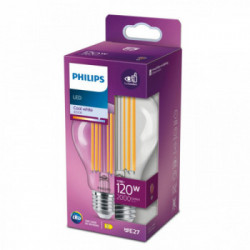 Philips Classic 929002371601 - Lampadina LED a Goccia Filament, E27, 13-120W, 840