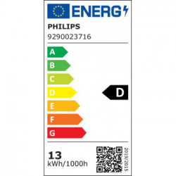 Philips Classic 929002371601 - Lampadina LED a Goccia Filament, E27, 13-120W, 840