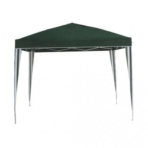 Gazebo pieghevole m 3x3 verde rigato