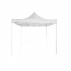Gazebo pieghevole professionale con telo impermeabile m 3x3 bianco